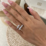 Aurelia 1.7 Pear Lab-Grown Diamond Special, Half-Eternity Ring