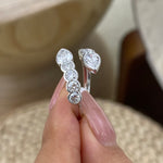 Aurelia 1.7 Pear Lab-Grown Diamond Special, Half-Eternity Ring