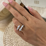Aurelia 1.7 Pear Lab-Grown Diamond Special, Half-Eternity Ring