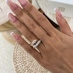 Aurelia 1.7 Pear Lab-Grown Diamond Special, Half-Eternity Ring