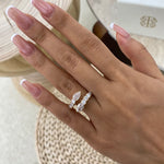 Aurelia 1.7 Pear Lab-Grown Diamond Special, Half-Eternity Ring