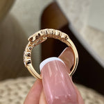 Aurelia 1.7 Pear Lab-Grown Diamond Special, Half-Eternity Ring