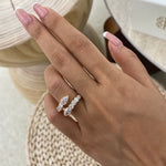 Aurelia 1.7 Pear Lab-Grown Diamond Special, Half-Eternity Ring
