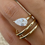 Sage 1.0 Pear Lab-Grown Diamond Solitaire, Special Ring