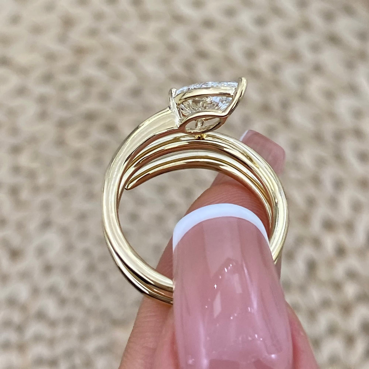 Sage 1.0 Pear Lab-Grown Diamond Solitaire, Special Ring