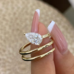 Sage 1.0 Pear Lab-Grown Diamond Solitaire, Special Ring