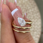 Sage 1.0 Pear Lab-Grown Diamond Solitaire, Special Ring