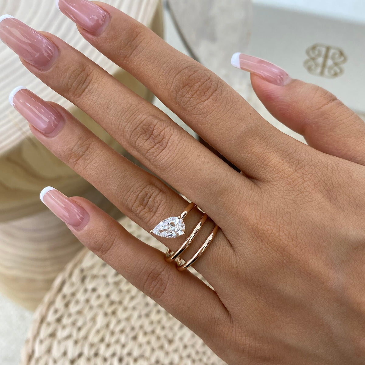Sage 1.0 Pear Lab-Grown Diamond Solitaire, Special Ring