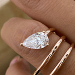 Sage 1.0 Pear Lab-Grown Diamond Solitaire, Special Ring
