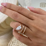 Sage 1.0 Pear Lab-Grown Diamond Solitaire, Special Ring