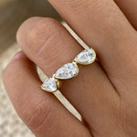 Etta 1.2 Pear Lab-Grown Diamond Half-Eternity, Special Ring