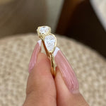 Etta 1.2 Pear Lab-Grown Diamond Half-Eternity, Special Ring