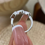 Etta 1.2 Pear Lab-Grown Diamond Half-Eternity, Special Ring