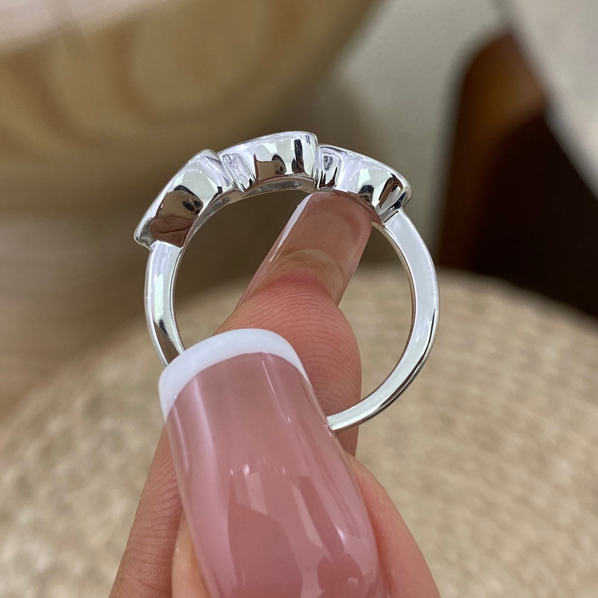 Etta 1.2 Pear Lab-Grown Diamond Half-Eternity, Special Ring