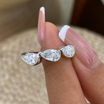 Etta 1.2 Pear Lab-Grown Diamond Half-Eternity, Special Ring