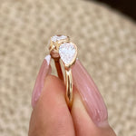 Etta 1.2 Pear Lab-Grown Diamond Half-Eternity, Special Ring