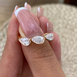 Etta 1.2 Pear Lab-Grown Diamond Half-Eternity, Special Ring