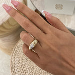 Estelle 0.5 Pear Lab-Grown Diamond Bezel, Special Ring