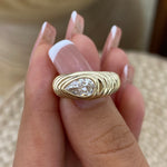 Estelle 0.5 Pear Lab-Grown Diamond Bezel, Special Ring