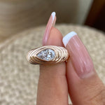 Estelle 0.5 Pear Lab-Grown Diamond Bezel, Special Ring