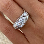 Estelle 0.5 Pear Lab-Grown Diamond Bezel, Special Ring