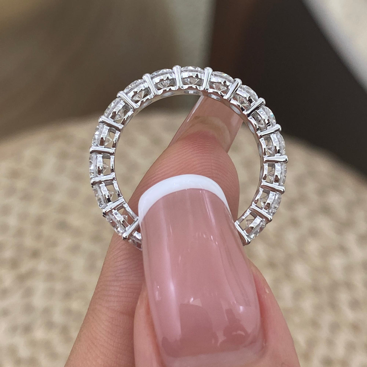 Irene 3.2 Round Lab-Grown Diamond Eternity Ring