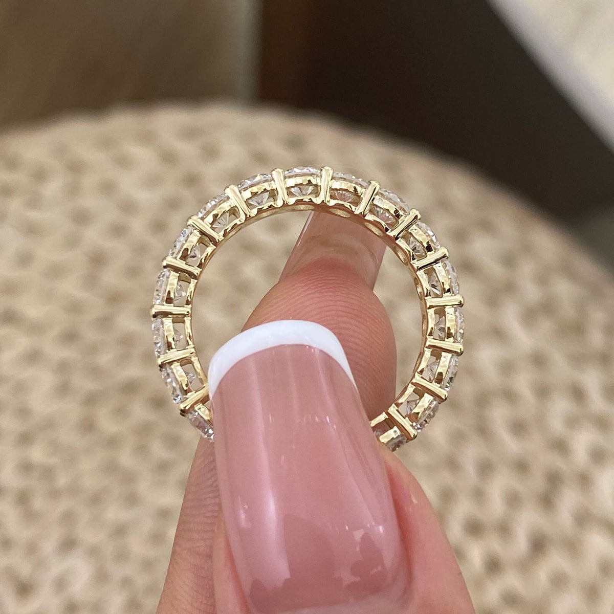 Irene 3.2 Round Lab-Grown Diamond Eternity Ring