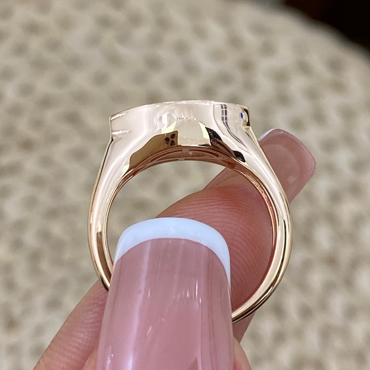 Eileen 1.0 Marquise Lab-Grown Diamond Solitaire, Bezel Ring