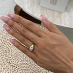 Antonia 1.0 Oval Lab-Grown Diamond Bezel, Special Ring