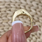 Antonia 1.0 Oval Lab-Grown Diamond Bezel, Special Ring