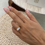 Eileen 1.0 Marquise Lab-Grown Diamond Solitaire, Bezel Ring