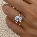 Rory 2.0 Emerald Lab-Grown Diamond Solitaire Ring