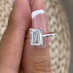 Rory 2.0 Emerald Lab-Grown Diamond Solitaire Ring