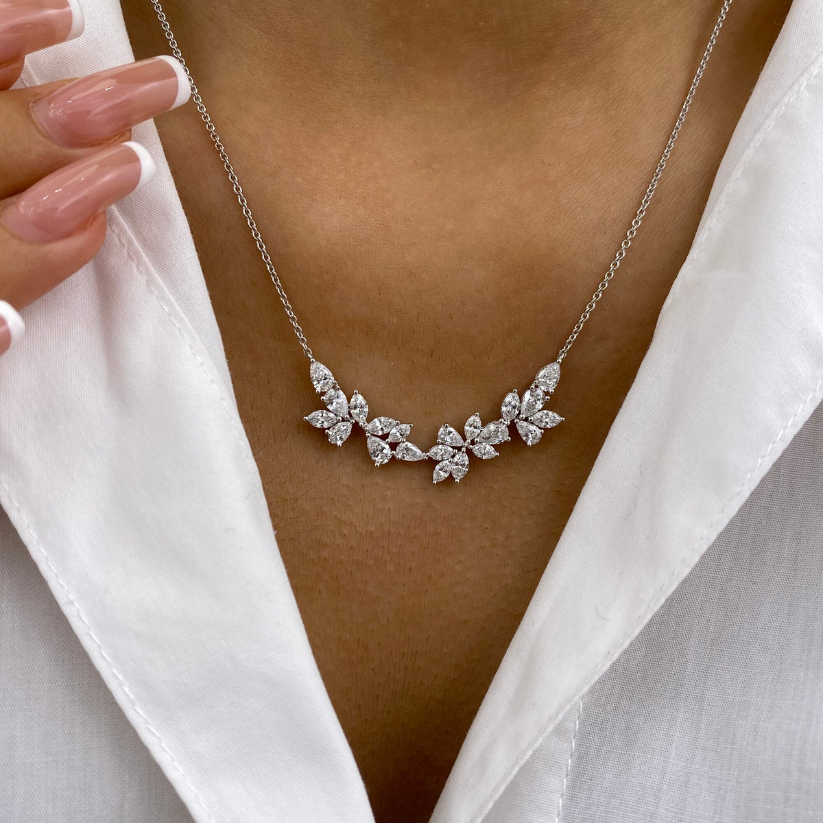 Dominique 2.2 Pear Lab-Grown Diamond Chain, Special Necklace