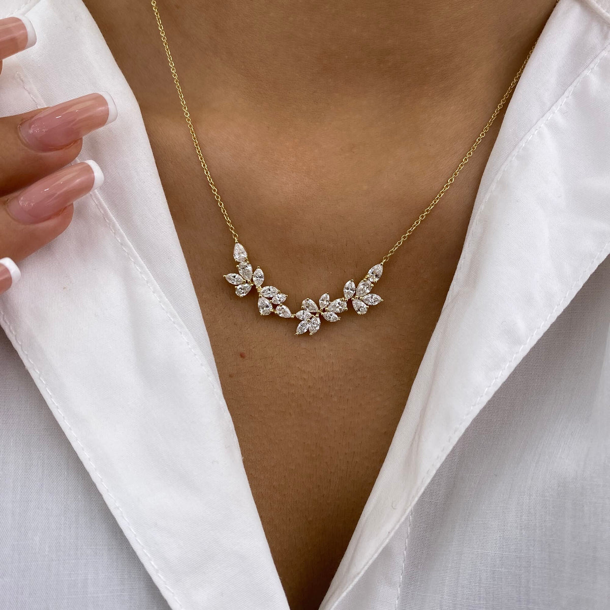 Dominique 2.3 Pear Lab-Grown Diamond Chain, Special Necklace