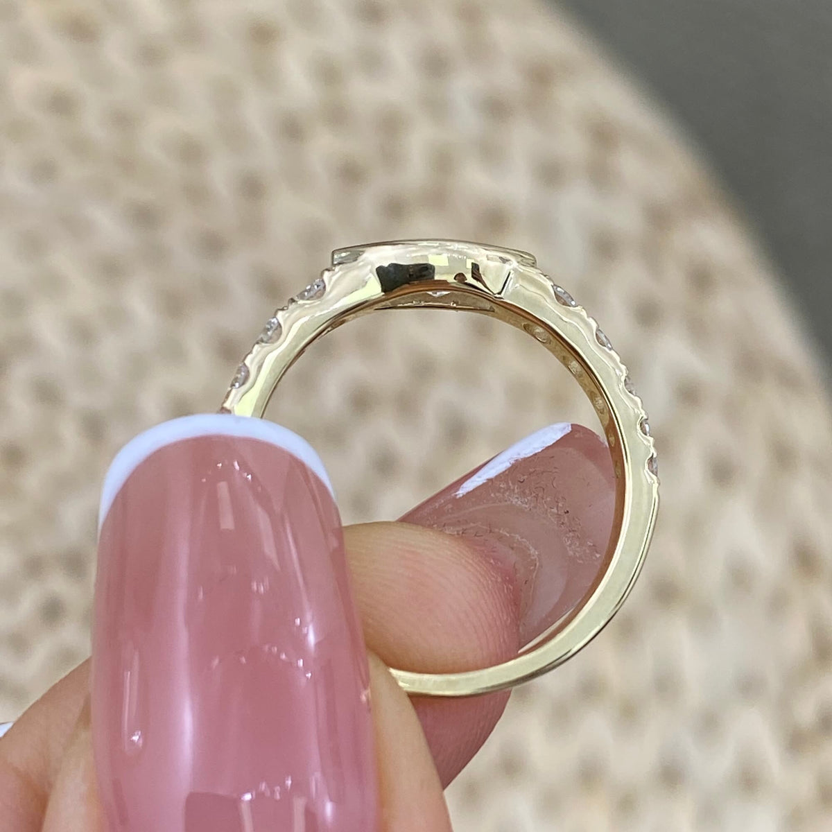 Davina 0.8 Marquise Lab-Grown Diamond Bezel, Special Ring