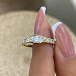 Davina 0.8 Marquise Lab-Grown Diamond Bezel, Special Ring