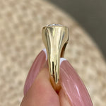 Antonia 1.5 Oval Lab-Grown Diamond Bezel, Special Ring