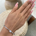 Emma 1.0 Round Lab-Grown Diamond Bangle, Solitaire Bracelet