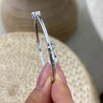 Emma 1.0 Round Lab-Grown Diamond Bangle, Solitaire Bracelet