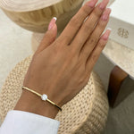Emma 1.0 Round Lab-Grown Diamond Bangle, Solitaire Bracelet