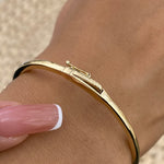 Emma 1.0 Round Lab-Grown Diamond Bangle, Solitaire Bracelet