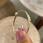 Emma 1.0 Round Lab-Grown Diamond Bangle, Solitaire Bracelet