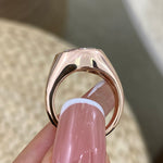 Antonia 1.5 Oval Lab-Grown Diamond Bezel, Special Ring
