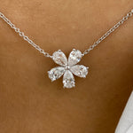 Brooklyn 1.5 Pear Lab-Grown Diamond Chain, Station Necklace