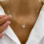 Brooklyn 1.6 Pear Lab-Grown Diamond Chain, Station Necklace