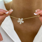 Brooklyn 1.6 Pear Lab-Grown Diamond Chain, Station Necklace