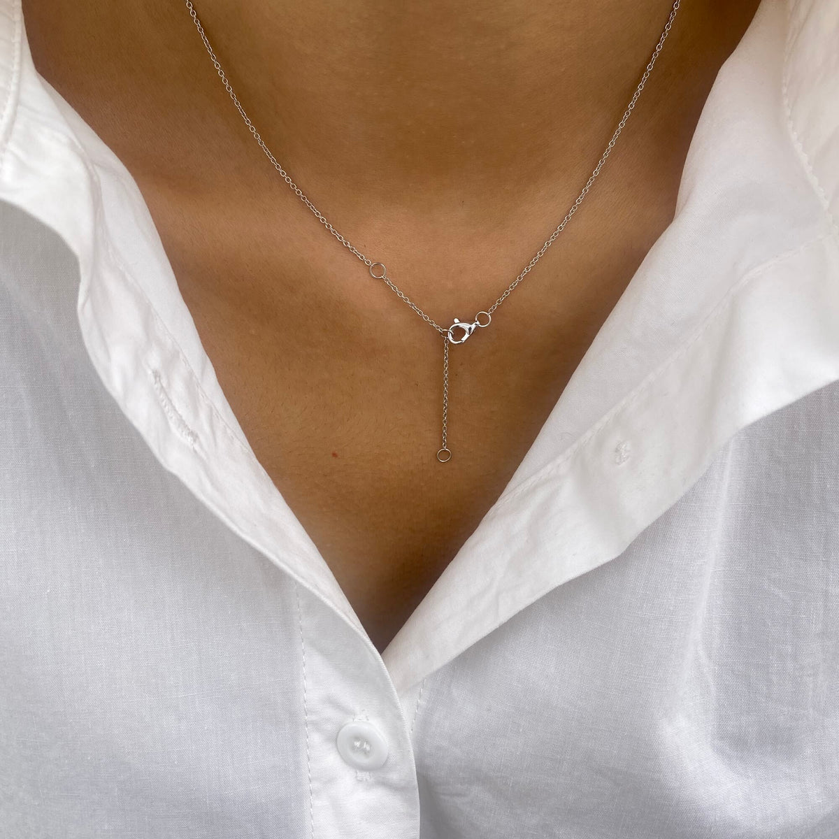 Astrid 2.7 Emerald Lab-Grown Diamond Special, Chain Necklace