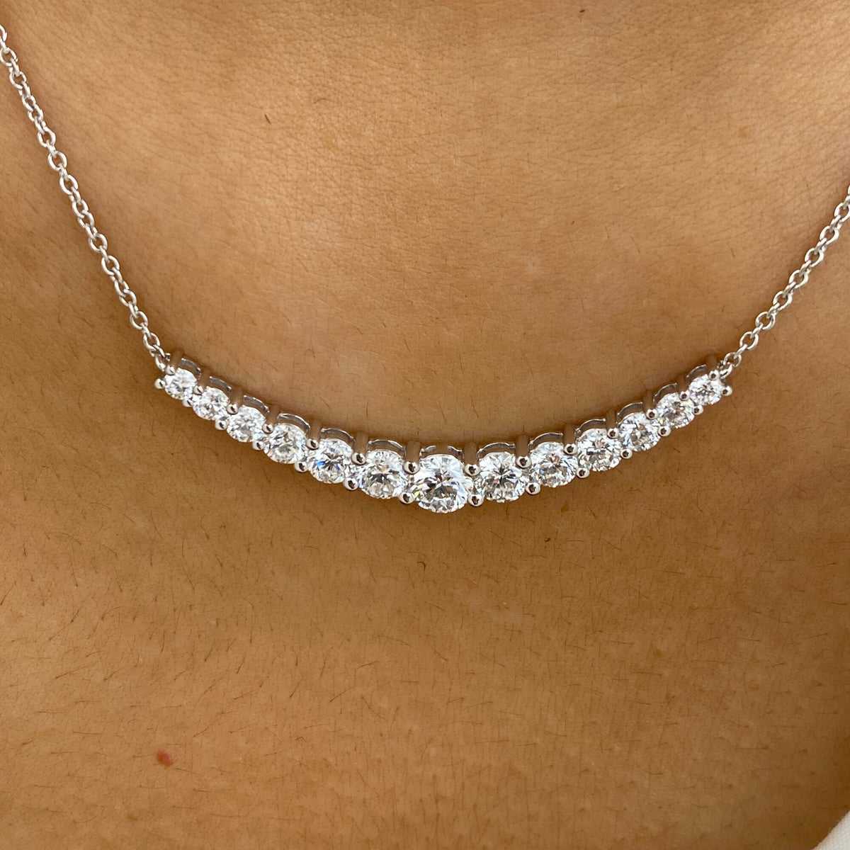 Arabella 1.6 Round Lab-Grown Diamond Special, Chain Necklace