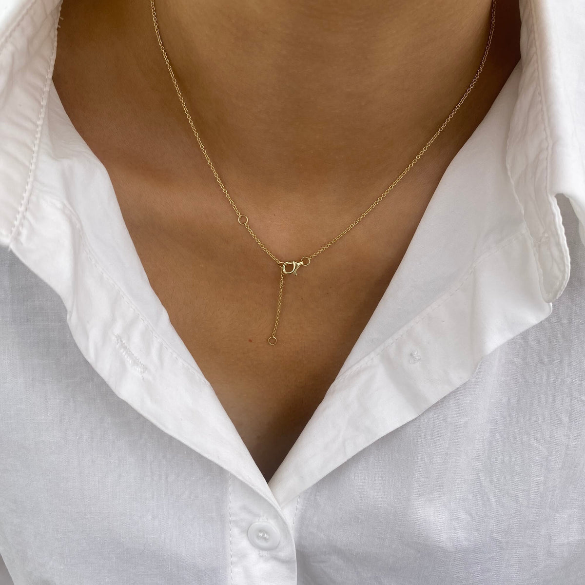 Alberta 1.0 Pear Lab-Grown Diamond Solitaire, Bezel Necklace